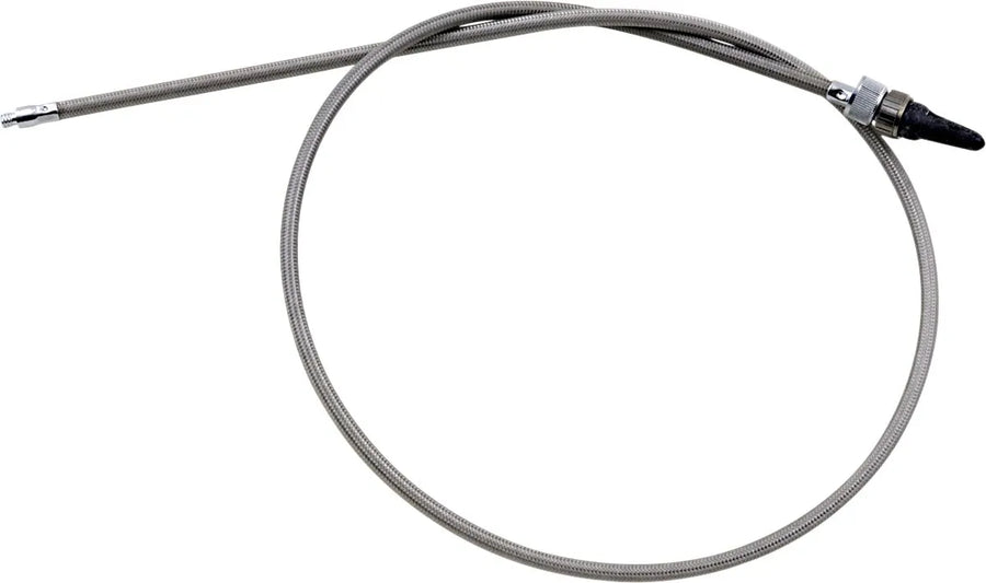 harley davidson flhtc [MOTION PRO] - Cable de velocímetro de acero inoxidable trenzado Armor Coat para Harley-Davidson