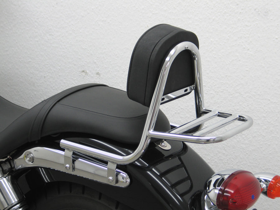 Triumph Speedmaster [2008-2017] - barra de mariquita hecha de tubería con almohadas y estante de equipaje