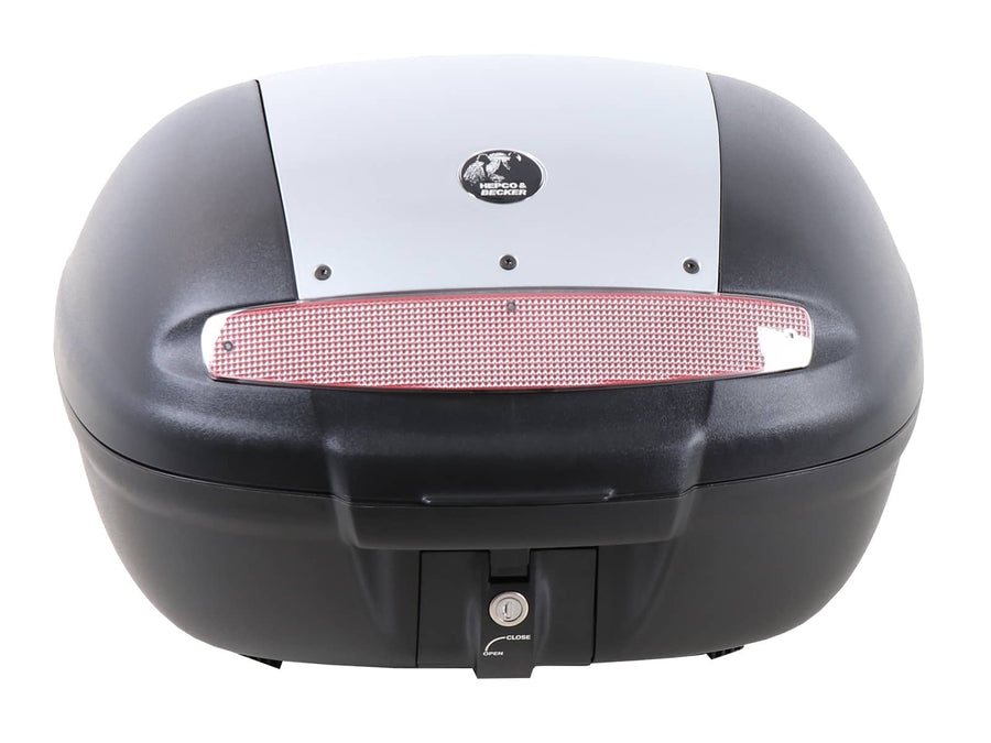Topcase [Hepco & Becker] - Journey 50 plateado – para portaequipajes Topcase