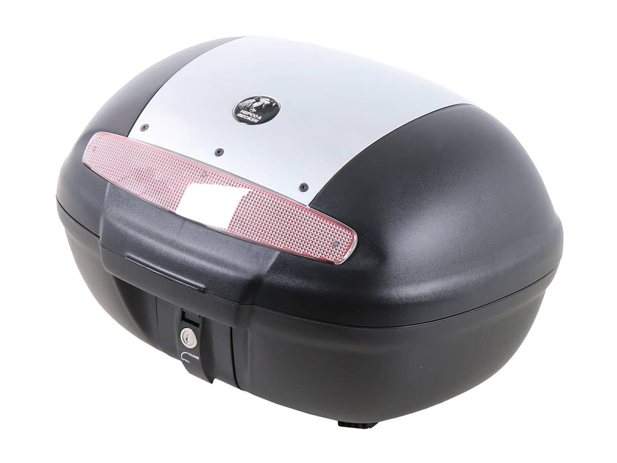 Topcase [Hepco & Becker] - Journey 50 plateado – para portaequipajes Topcase