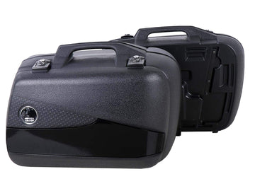 Maletas laterales [Hepco & Becker] - juego de maletas Junior Flash black Enduro 30L/40R – universal