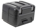 Topcase [Hepco & Becker] - Gobi Black Edition con inserciones plateadas - para portaequipajes Topcase