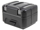 Topcase [Hepco & Becker] - Gobi Black Edition con inserciones plateadas - para portaequipajes Topcase