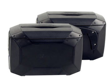 Maleta lateral [Hepco & Becker] - Juego de maletas laterales Xcore negro – C-Bow