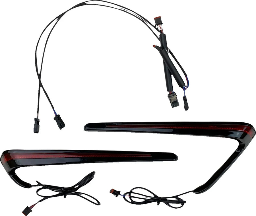 harley davidson fxlrst [DINÁMICA PERSONALIZADA] – Luces LED para alforjas