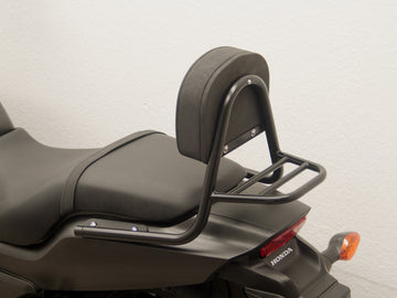 Honda CTX 700 N [2014-2016] - Barra de mariquita hecha de tubería con almohadas y estante de equipaje, negro