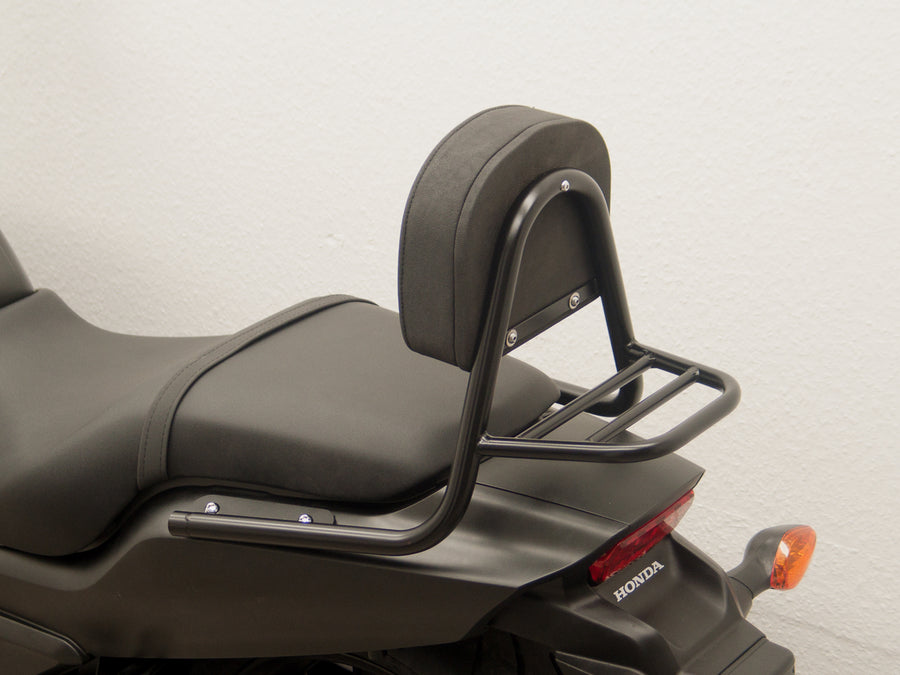 Honda CTX 700 N [2014-2016] - Barra de mariquita hecha de tubería con almohadas y estante de equipaje, negro
