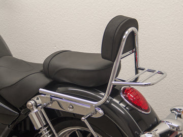 Triumph Thunderbird Commander 1700 [2014] - barra de mariquita hecha de tubería con almohadas y estante de equipaje