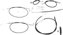 Harley Davidson FLS [LA CHOPPERS] - Kit de cable de manillar/línea de freno de vinilo negro estándar