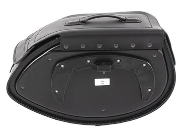 Bolsa de moto [Hepco & Becker] - Cuero Buffalo negro izquierdo - soporte para maleta tubular