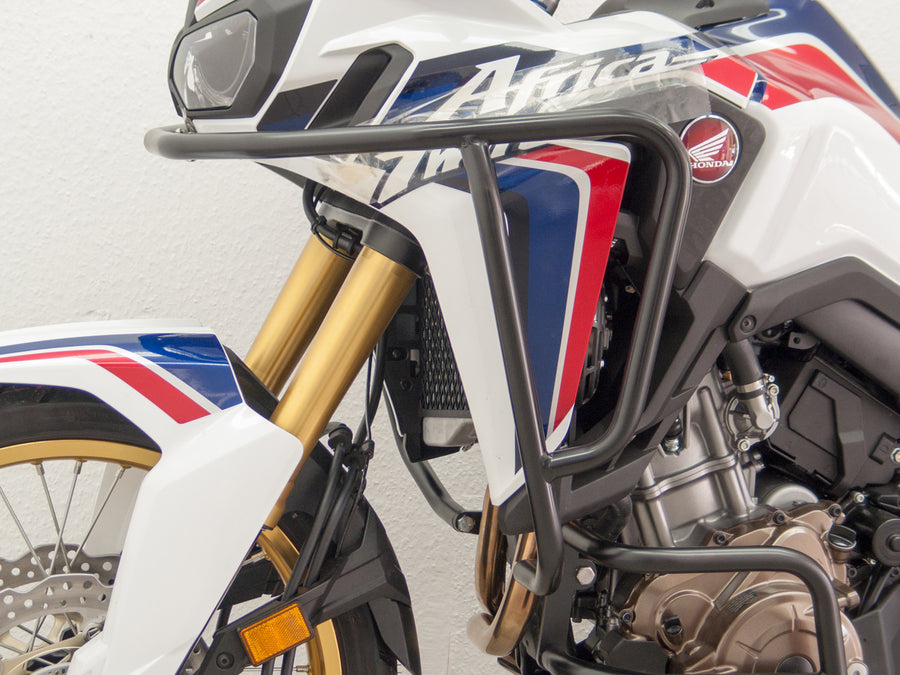 Honda CRF 1000 L Africa Twin (también DCT) (SD04) 2015-2016 y (SD06) 2017-2019 [2015-2016] -Denduro Bar de protección arriba, negro