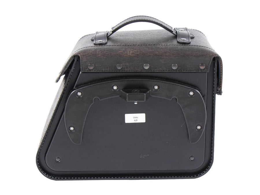 Bolsa para motocicleta [Hepco & Becker] - Bolsa lateral robusta izquierda marrón C-Bow – C-Bow