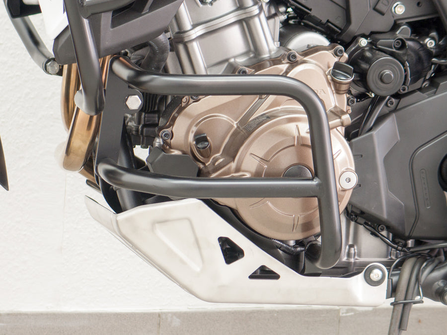 Honda CRF 1000 L Africa Twin (también DCT) (SD04) 2015-2016 y (SD06) 2017-2019 [2015-2016]-Barra protectora, a continuación, negro