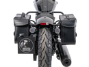 Indian 101 Scout [2025-2026] - Set: Ledertaschenhalter Cutout schwarz inkl. Rugged Ledertaschen schwarz