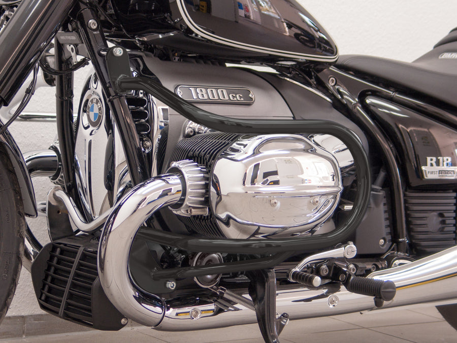 BMW R 18 (OL11) 2021- [2021] - Barra de protección de la cabeza del cilindro 2 tlg., Negro