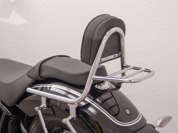 BMW R 18 (OL11) 2021- [2021] - Barra de mariquita hecha de tubería con almohadas y estante de equipaje