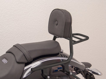 BMW R 18 (OL11) 2021- [2021] - Barra de mariquita hecha de tubería con almohada y estante de equipaje, negro
