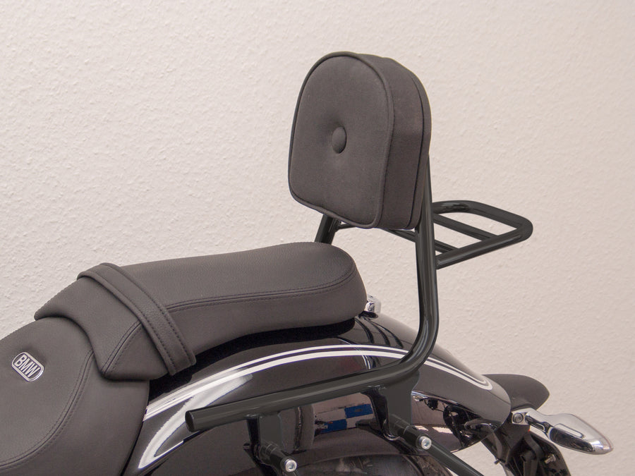 BMW R 18 (OL11) 2021- [2021] - Barra de mariquita hecha de tubería con almohada y estante de equipaje, negro
