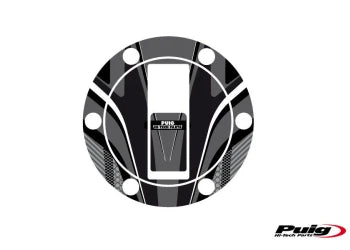 APRILIA SHIVER 900 [2019] – Protector de tapa de depósito X-TREME – Aspecto carbono