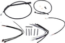 harley davidson softail street bob fxbb [MARCA BURLY] - Juego de cables para barra de cárcel-1