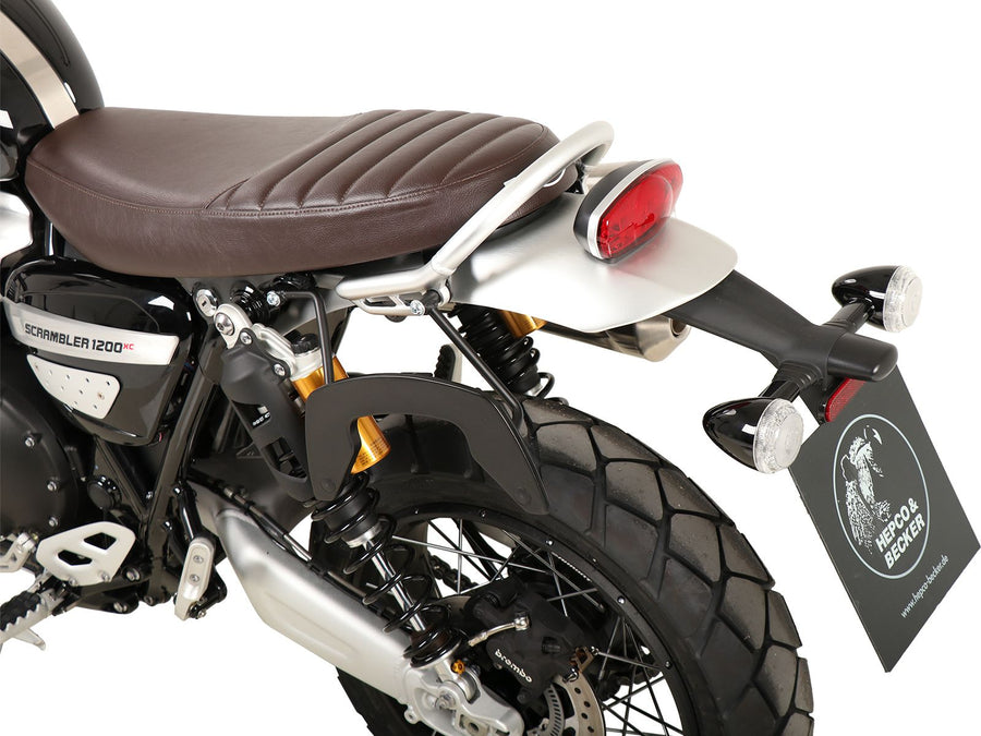 Triumph Scrambler 1200 XE [2024-2025] -C portador lateral de bote izquierda