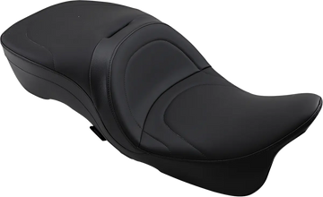 harley davidson touring [ESPECIALIDADES DE ARRASTRE] - Asiento de cuero para 2 personas, compatible con respaldo, touring