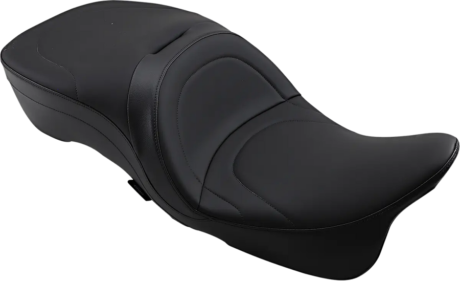 harley davidson touring [ESPECIALIDADES DE ARRASTRE] - Asiento de cuero para 2 personas, compatible con respaldo, touring