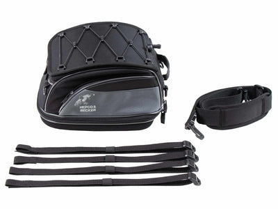 Bolsa trasera [Hepco & Becker] - STREET (fijación de correa universal) – portaequipajes deportivo