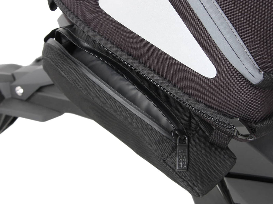 Bolsa trasera [Hepco & Becker] - Bolsa trasera Royster bolsa trasera negra incl. Cojín de asiento básico – Cojín de asiento
