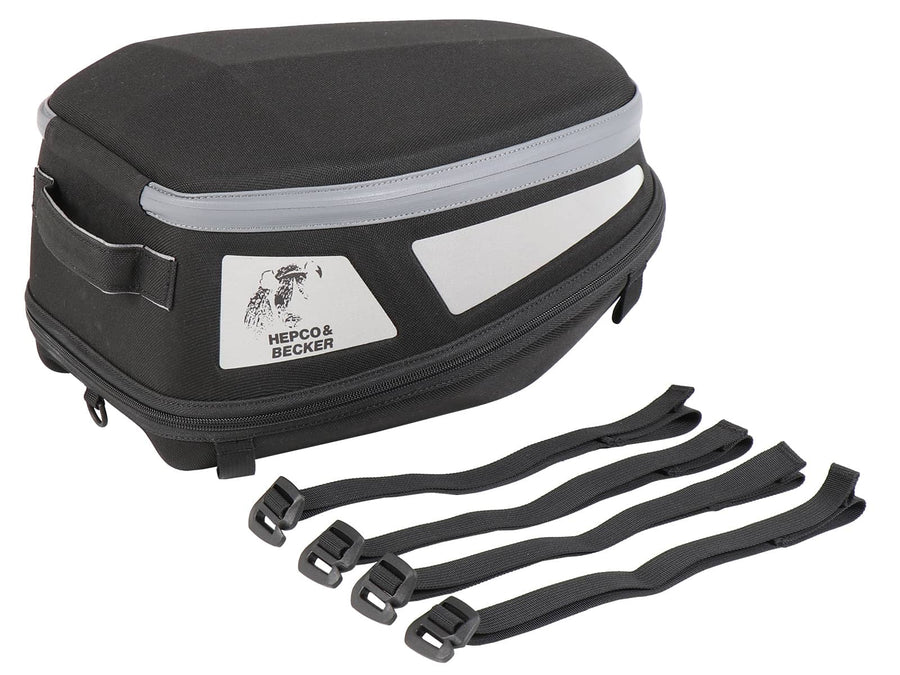 Bolsa trasera [Hepco & Becker] - Royster Rearbag Bolsa trasera deportiva con correa - negro/gris – Sportrack