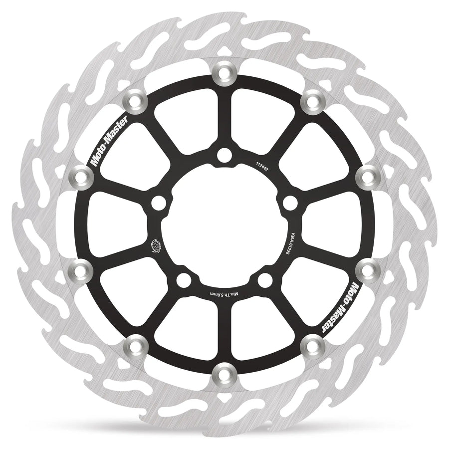 Triumph Daytona 660 [2024-2026] - FLAME Schwimmende Alu-Bremsscheibe – Ausführung: Vollschwimmend – Material: Aluminium, Edelstahl – Typ: Zweiteiligig (schwimmend) – Art.-Nr. 112442 – Bild 1