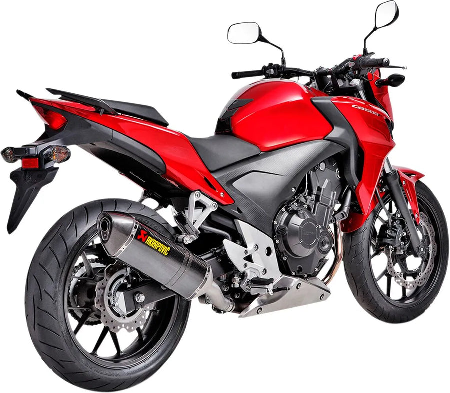 honda cb 500 [AKRAPOVIC] – Silenciador de línea deslizante de fibra de carbono