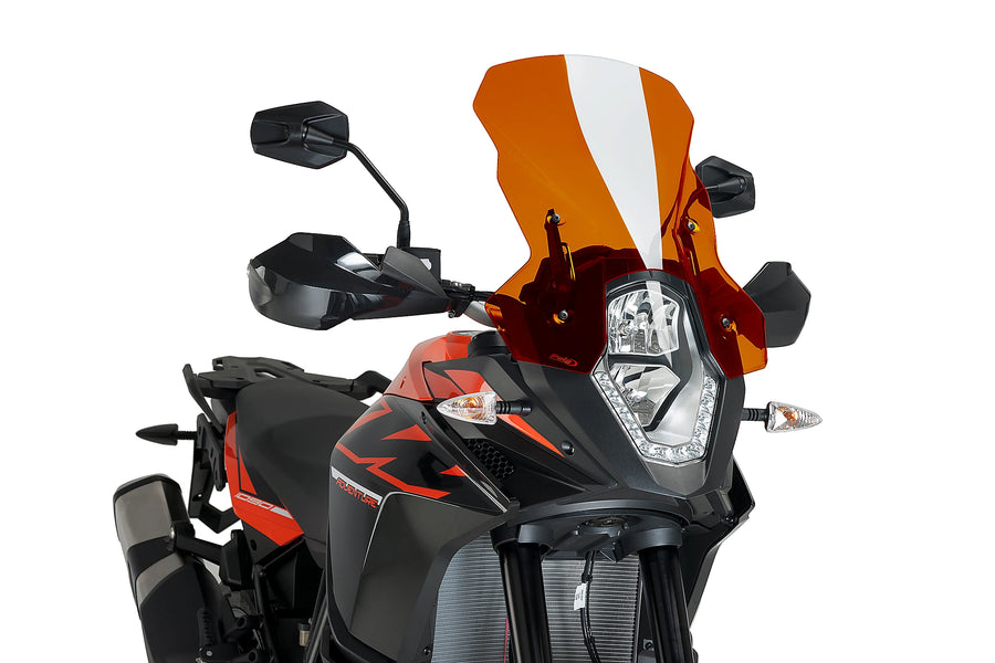 TRIUMPH BONNEVILLE T 120 NEGRO [2025] - Cúpula Touring PUIG | Naranja | PUIG 6494T