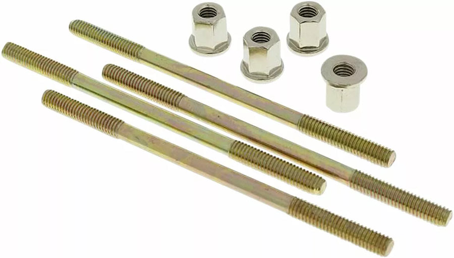 Yamaha DT 125 [Naraku]-Cilindro de tornillo de tornillo que incluye nueces-4 piezas