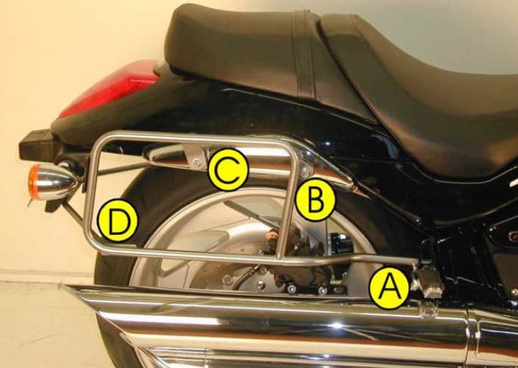 Suzuki M 1800 [2006-2012] - Carrier de maletas