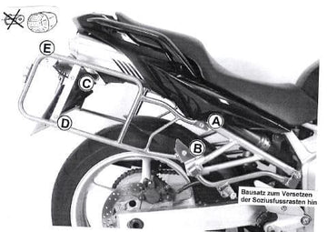 Yamaha FZ 6 [2004-2006] - Carrier de maletas