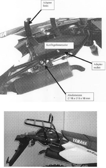 Yamaha DT 125 X [2005-2006] - puente de equipaje