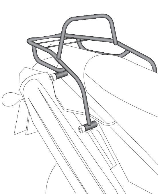 Yamaha XT 660 R [2004-2006] - puente de equipaje