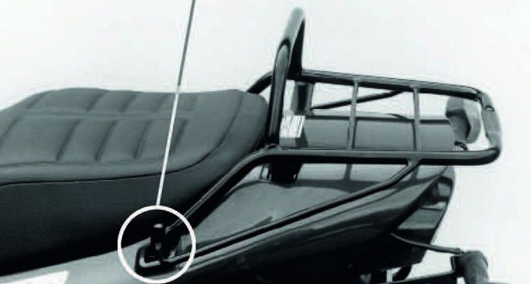 Yamaha XJ 600 S [1996-2003] - puente de equipaje