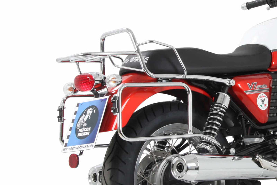 Moto Guzzi V 7 Café Classic [2008-2014] - Vista en perspectiva del portaequipajes