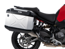 DUCATI Multistrada V2 [2025-2026] - Kofferträgerset Cutout schwarz inkl. Xplorer Cutout silber Kofferset