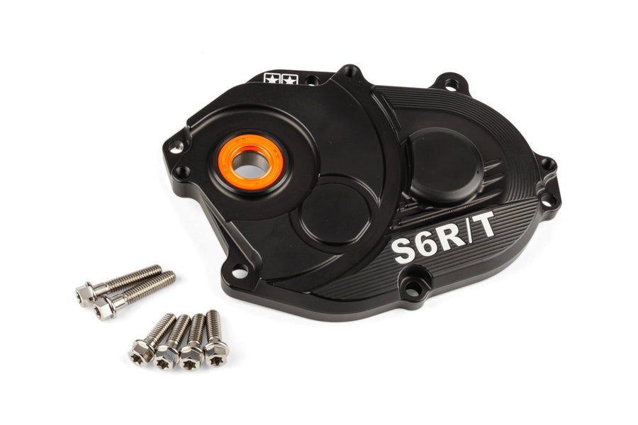 Aprilia SR Netscaper 50 2T LC - Tapa caja de cambios R/T Tornillos titanio negro