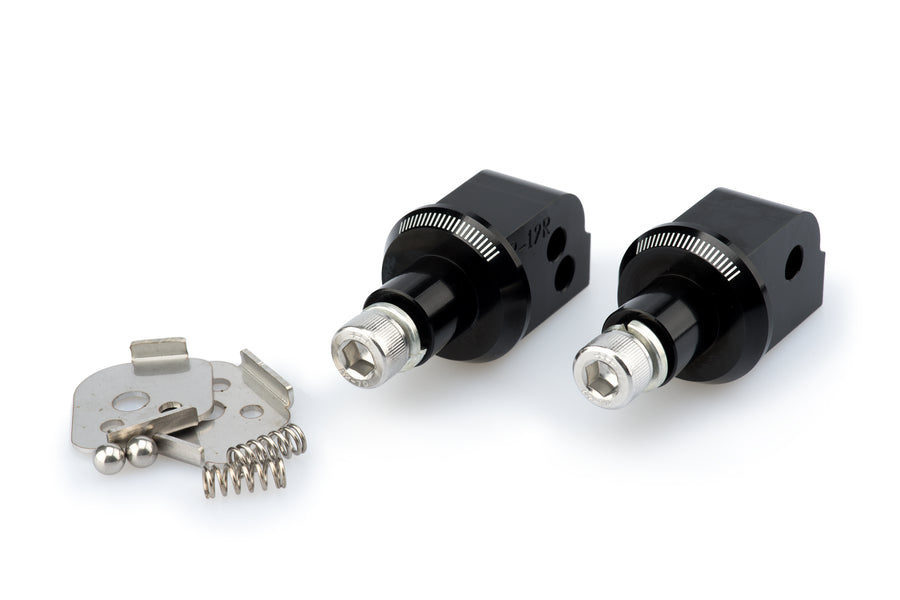 HONDA NX 500 [2025] – Adaptador de almohadilla de goma para reposapiés del pasajero – negro