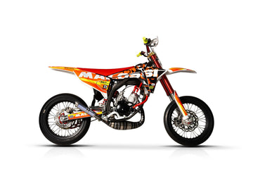 Beta RR SM 50 2T - Escape Supermoto MHR 100