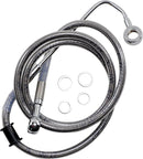 harley davidson flstc [ESPECIALIDADES DE ARRASTRE] - Línea de freno extendida de acero inoxidable-1