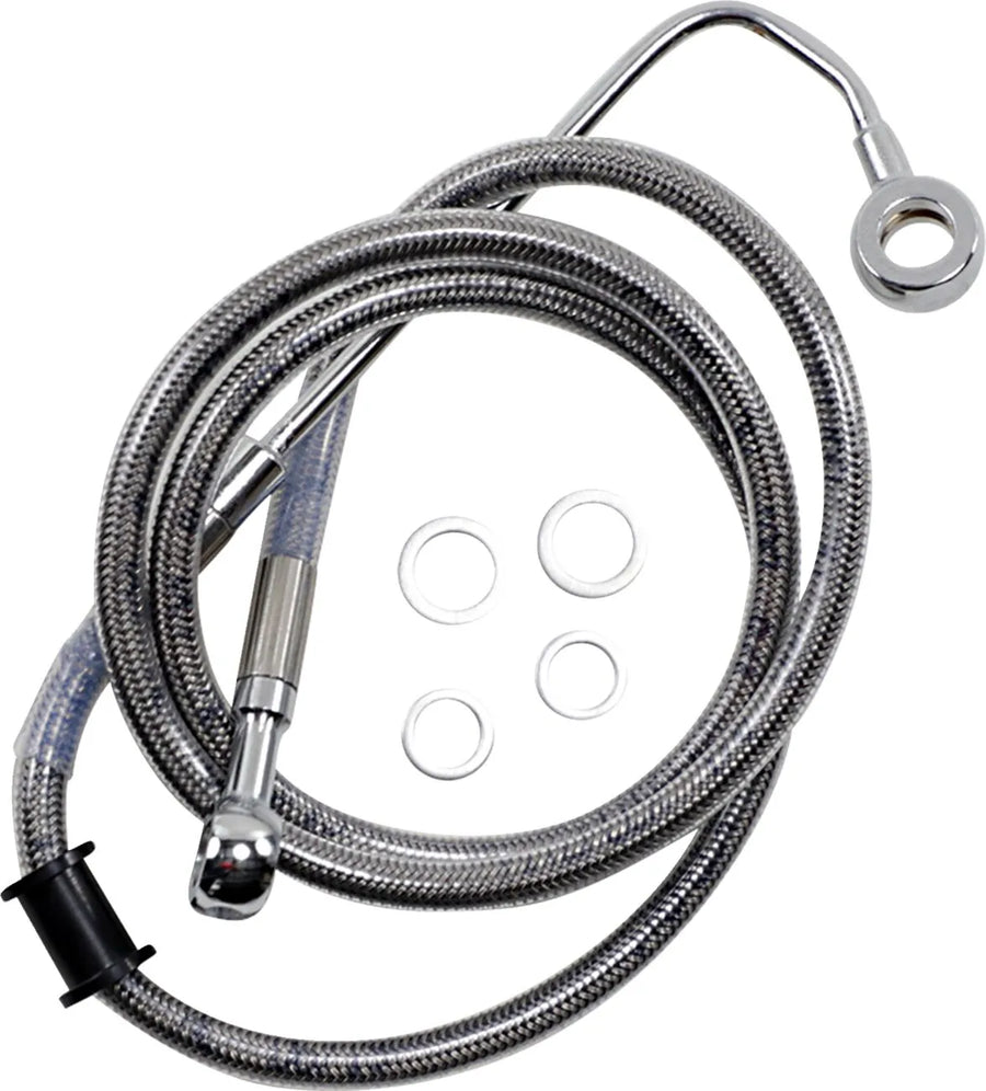 harley davidson flstc [ESPECIALIDADES DE ARRASTRE] - Línea de freno extendida de acero inoxidable