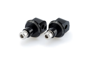 APRILIA RSV4 FACTORY [2024] – Adaptador de almohadilla de goma para reposapiés del pasajero – negro