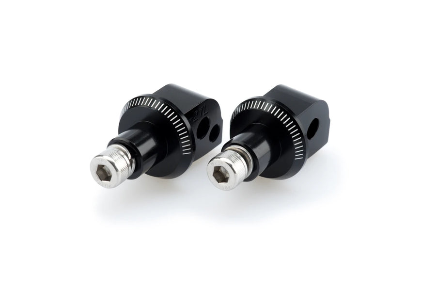 APRILIA RSV4 FACTORY [2024] – Adaptador de almohadilla de goma para reposapiés del pasajero – negro