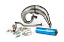 Peugeot XPS-Enduro 50 2T AM6 - Auspuff Cross ML Blau