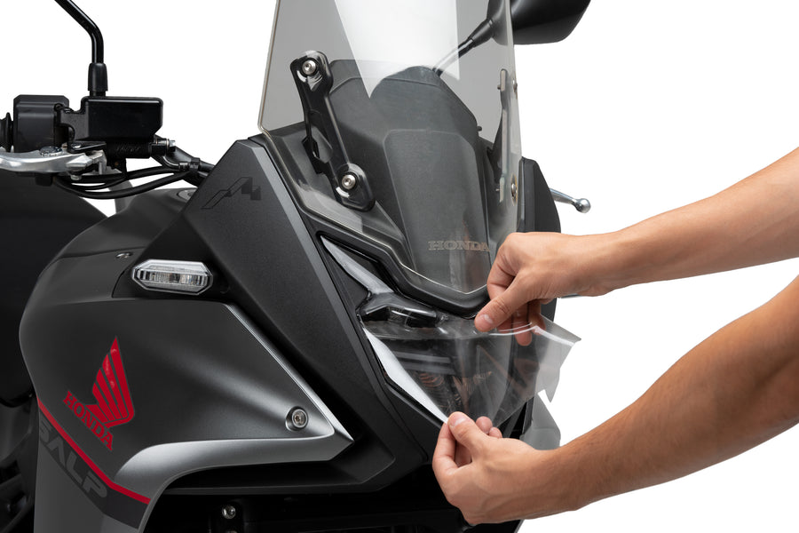 HONDA XL 750 TRANSALP [2024] – Protección de faros Adherir – Transparente